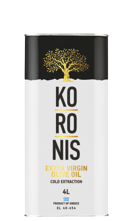 Koronis extra virgin olive oil 4lt Metal tin