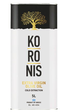 Koronis extra virgin olive oil 5lt Metal tin