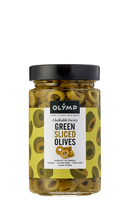 Olymp Green sliced olives in brine 320ml