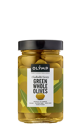 Olymp Green whole olives in brine 320ml