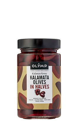Olymp Kalamata olives in halves in brine 320ml